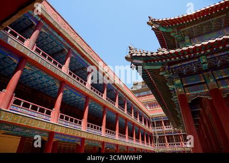 Petit Palais du Potala à Chengde - Temple Putuo Zongcheng, salle Wanfaguyi Banque D'Images
