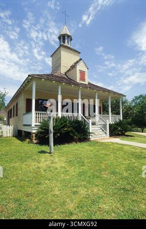 Vermilionville, un parc patrimonial et folklorique cajun et créole situé le long des rives du Bayou Vermilion, Lafayette Parish, Louisiane, États-Unis Banque D'Images