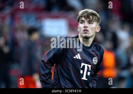 Munich, Deutschland. 17 septembre 2025. 17.09.2025, Allianz Arena, Munich, Ligue des Champions, FC Bayern Munich vs FC Chelsea, photo : Lennart Karl (Munich) crédit : dpa/Alamy Live News Banque D'Images