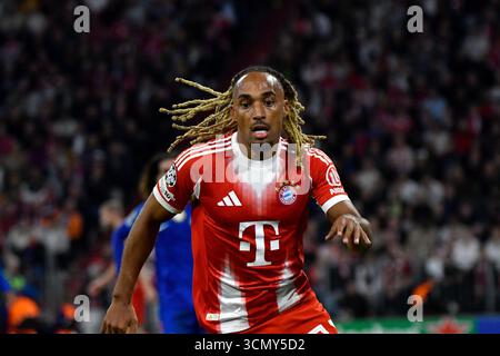 Munich, Deutschland. 18 septembre 2025. 17.09.2025, Allianz Arena, Munich, Ligue des Champions, FC Bayern Munich vs FC Chelsea, photo : Sacha Boey (Munich) crédit : dpa/Alamy Live News Banque D'Images
