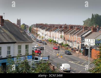 Rue mitoyenne, Exeter, Royaume-Uni Banque D'Images