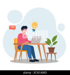 Éducation innovation avec l'intelligence artificielle transformer l'apprentissage. éducation avec des outils d’intelligence artificielle améliorant les méthodes d’apprentissage. Illustration de Vecteur