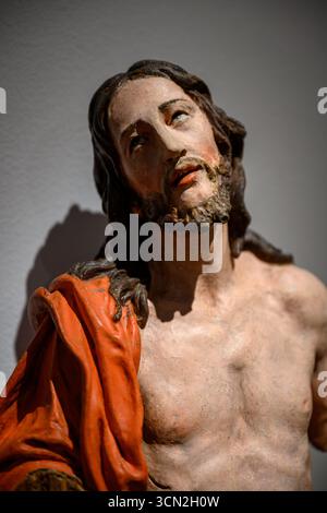 Le Christ ressuscité – Christ le Sauveur (1702) de Georg Leonhard Weber (1665/1670 – 1732) Banque D'Images