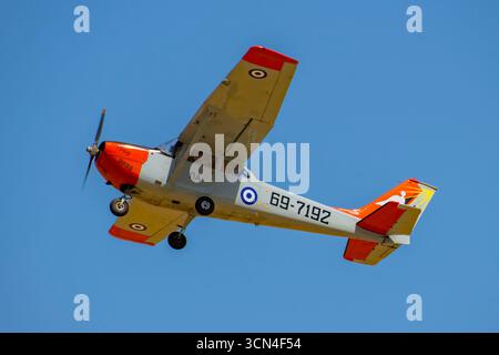 Cessna T-41D Mescalero au salon AFW 2025 à Tanagra, Grèce Banque D'Images