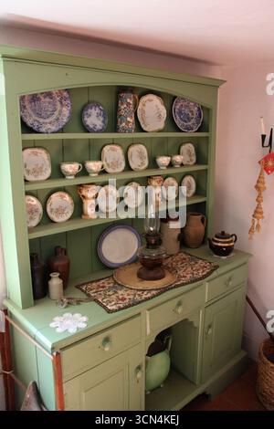 Toad Hole Cottage intérieur, How Hill, Ludham, Norfolk Broads, Norfolk, Angleterre, Royaume-Uni Banque D'Images