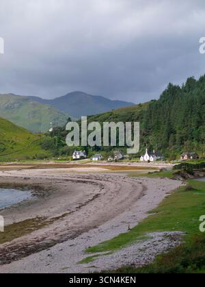 Village Camasnacroise, Kingairloch, West Highlands Banque D'Images