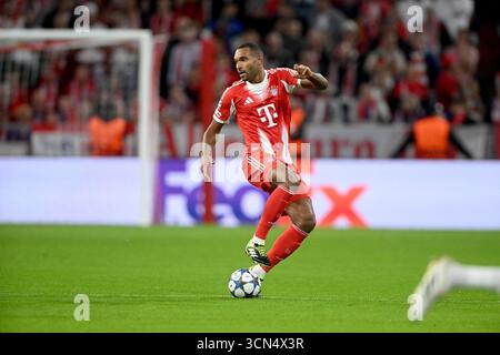 Muenchen, Deutschland. 17 septembre 2025. Fussball ; Spieltag 01, Journée 01, UEFA Champions League ; saison 2025/2026; saison 2025/2026, Bayern Muenchen gegen FC Chelsea AM 17.09.2025 à Muenchen. UBz : 04 Jonathan Tah, Bayern Muenchen. Crédit : dpa/Alamy Live News Banque D'Images