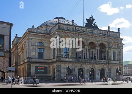 Ancien bâtiment de scène, l'original Royal Danish Theatre Copenhagen Banque D'Images