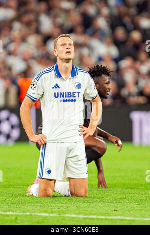 Copenhague, Danemark. 18 septembre 2025. Viktor Claesson (7) du FC Copenhague vu lors du match de l'UEFA Champions League entre le FC Copenhague et Bayer Leverkusen à Parken à Copenhague. Crédit : Gonzales photo/Alamy Live News Banque D'Images