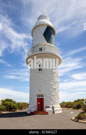 Le phare de Cape naturaliste (construit en 1903) à naturaliste, région de Margaret River, comté d'Augusta dans la région SW de l'Australie occidentale WA Banque D'Images