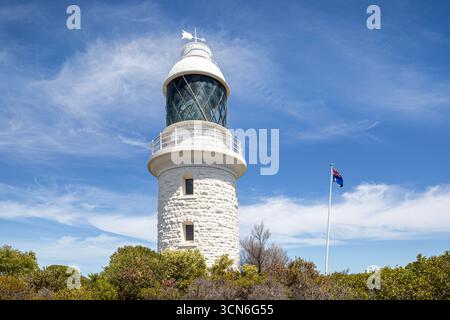 Le phare de Cape naturaliste (construit en 1903) à naturaliste, région de Margaret River, comté d'Augusta dans la région SW de l'Australie occidentale WA Banque D'Images