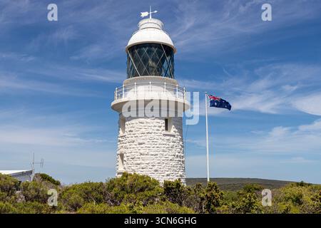 Le phare de Cape naturaliste (construit en 1903) à naturaliste, région de Margaret River, comté d'Augusta dans la région SW de l'Australie occidentale WA Banque D'Images