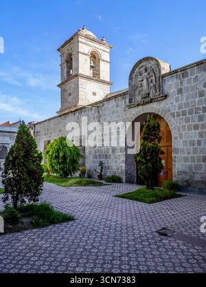 Templo de Nuestra Senora de la Merced à Arequipa, Pérou Banque D'Images
