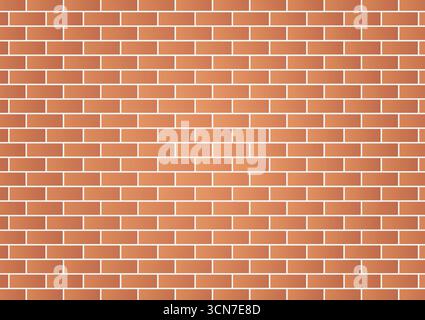 Fond de texture de motif de mur de briques. Illustration vectorielle. Illustration de Vecteur