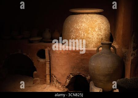 Alexandrie, Égypte, Égypte. 18 septembre 2025. Artefacts exposés au Musée gréco-romain d'Alexandrie, Egypte. (Crédit image : © Yasser Alaa Mobarak/ZUMA Press Wire) USAGE ÉDITORIAL SEULEMENT ! Non destiné à UN USAGE commercial ! Banque D'Images