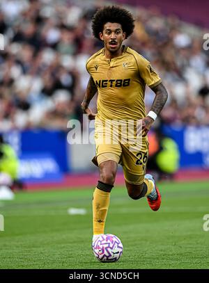 London Stadium, Stratford le samedi 20 septembre 2025.Chris Richards (26 Crystal Palace) contrôle le ballon lors du match de premier League entre West Ham United et Crystal Palace au London Stadium, Stratford le samedi 20 septembre 2025. (Photo : Kevin Hodgson | mi News) crédit : MI News & Sport /Alamy Live News Banque D'Images