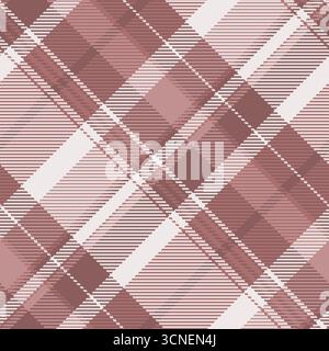 Texture de vérification de fond verticale, tartan de motif vectoriel de courtepointe. Tissu textile texturé plaid sans couture dans la palette de couleurs rouge et blanc. Illustration de Vecteur