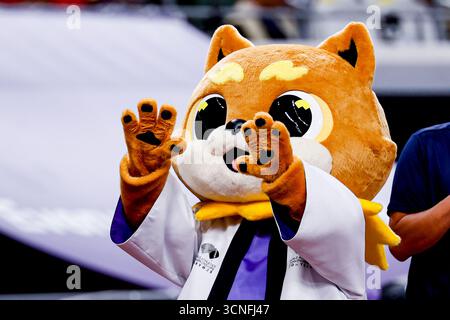 Tokyo, Japon. 21 septembre 2025. La mascotte Riku One lors des Championnats du monde d'athlétisme Tokyo 2025 du jour 9 au stade national du Japon le 21 septembre 2025 à Tokyo, Japon. (Crédit : Marcel ter bals/MTB-photo/Alamy Live News) Banque D'Images