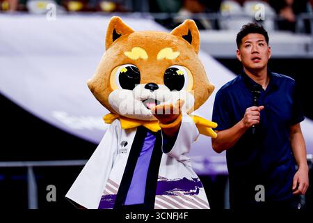Tokyo, Japon. 21 septembre 2025. La mascotte Riku One lors des Championnats du monde d'athlétisme Tokyo 2025 du jour 9 au stade national du Japon le 21 septembre 2025 à Tokyo, Japon. (Crédit : Marcel ter bals/MTB-photo/Alamy Live News) Banque D'Images