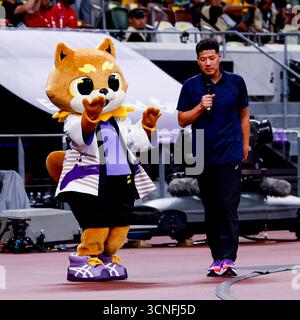 Tokyo, Japon. 21 septembre 2025. La mascotte Riku One lors des Championnats du monde d'athlétisme Tokyo 2025 du jour 9 au stade national du Japon le 21 septembre 2025 à Tokyo, Japon. (Crédit : Marcel ter bals/MTB-photo/Alamy Live News) Banque D'Images