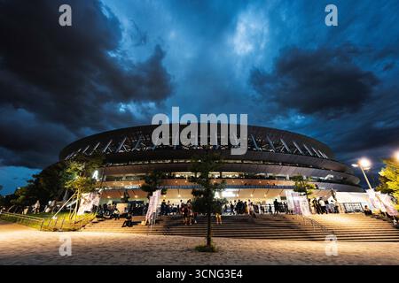 Tokyo, Japon. 21 septembre 2025. Le stade national lors des Championnats du monde d'athlétisme le 21.09.2025 à Tokyo. Crédit : dpa/Alamy Live News Banque D'Images
