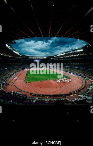 Tokyo, Japon. 21 septembre 2025. Le stade national lors des Championnats du monde d'athlétisme le 21.09.2025 à Tokyo. Crédit : dpa/Alamy Live News Banque D'Images