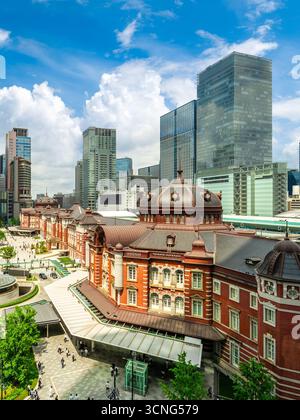 Gare de Tokyo près du quartier de Ginza à Chiyoda, Tokyo, Japon Banque D'Images