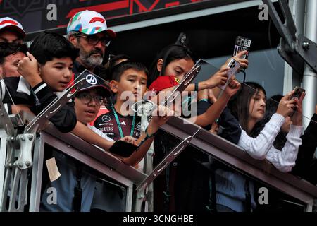 Bakou, Azerbaïdjan. 21 septembre 2025. Ambiance podium. 21.09.2025. Championnat du monde de formule 1, Rd 17, Grand Prix d'Azerbaïdjan, Bakou Street circuit, Azerbaïdjan, jour de la course. Crédit : James Moy/Alamy Live News Banque D'Images