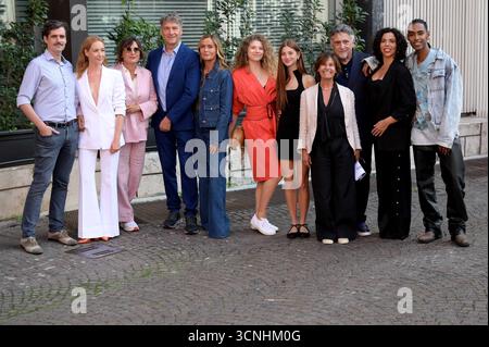 Rome, Italie. 21 septembre 2025. Rome, Rome, Italie, 21 septembre 2025, la distribution pendant RAI - Photocall - la ricetta della Felicita - News Credit : Live Media Publishing Group/Alamy Live News Banque D'Images
