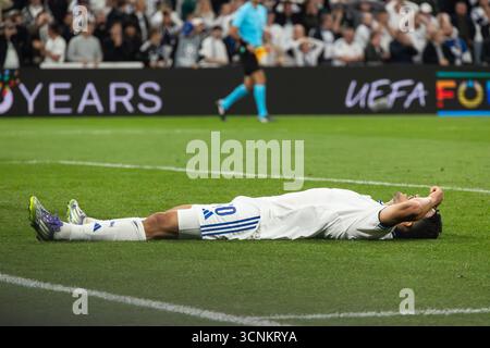 Copenhague, Danemark. 18 septembre 2025. Mohamed Elyounoussi #10 du FC Copenhague vu après le match de phase MD1 de l'UEFA Champions League 2025/26 entre le FC Copenhagen et le Bayer 04 Leverkusen au stade Parken. Score final : F.C. Copenhagen 2 : 2 Bayer 04 Leverkusen. Crédit : SOPA images Limited/Alamy Live News Banque D'Images