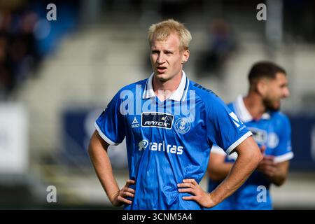 Lyngby, Danemark. 21 septembre 2025. Jesper Cornelius de Lyngby BK vu lors du match de Betinia Liga entre Lyngby BK et HB Koege au Lyngby Stadion à Lyngby. Crédit : Gonzales photo/Alamy Live News Banque D'Images