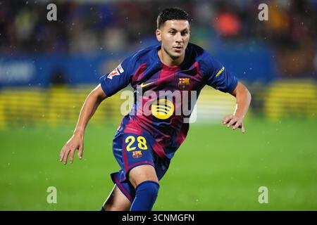 Barcelone, Espagne. 22 septembre 2025. Roony Bardghji du FC Barcelone lors du match la Liga EA Sports entre FC Barcelone - Getafe CF a joué au Johan Cruyff Stadium le 21 septembre 2025 à Barcelone. (Photo de Bagu Blanco/PRESSIN) crédit : AGENCE SPORTIVE PRESSINPHOTO/Alamy Live News Banque D'Images
