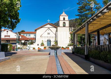 Architecture coloniale espagnole de la Mission San Buenaventura in Ven Banque D'Images