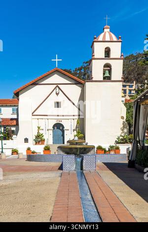 Mission historique San Buenaventura à Ventura, Californie Banque D'Images