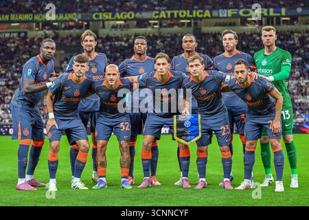Milan, Italie. 21 septembre 2025. Le départ 11 de l'Inter a vu pour le match de Serie A entre l'Inter et Sassuolo à Giuseppe Meazza à Milan. Crédit : Gonzales photo/Alamy Live News Banque D'Images
