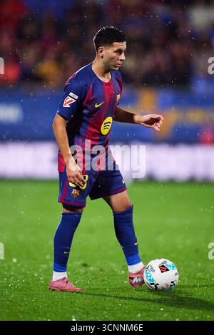 BARCELONE, ESPAGNE - 21 SEPTEMBRE : Roony Bardghji du FC Barcelone lors du match LaLiga EA Sports entre le FC Barcelone et Getafe CF à l'Estadi Johan Cruyff le 21 septembre 2025 à Barcelone, Espagne. (Photo de QSP) Banque D'Images