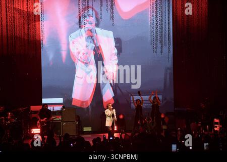 21 septembre 2025, Vérone, Italie, Italie : la chanteuse et compositrice italienne Gianna Nannini se produit en direct à l'Arena di Verona pour sa tournée ''SEI NELL'ANIMA - EUROPEAN LEG' (crédit image : © Mariano Montella/Pacific Press via ZUMA Press Wire) USAGE ÉDITORIAL SEULEMENT ! Non destiné à UN USAGE commercial ! Banque D'Images