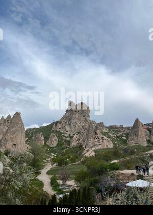 Montgolfières de Cappadoce au lever du soleil Banque D'Images
