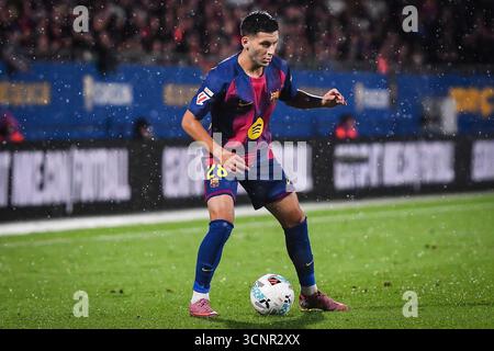 Barcelone, Espagne, Espagne. 21 septembre 2025. Roony BARDGHJI de Barcelone lors du match de LaLiga entre le FC Barcelone et Getafe CF à Estadi Johan Cruyff le 21 septembre 2025 à Barcelone, Espagne. (Crédit image : © Matthieu Mirville/ZUMA Press Wire) USAGE ÉDITORIAL SEULEMENT ! Non destiné à UN USAGE commercial ! Banque D'Images