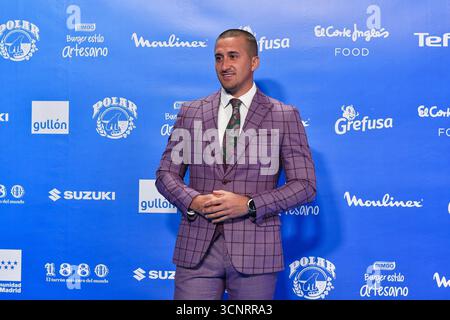 Ventura assiste à la photocall des Yummy Awards au Gran Teatro Príncipe Pío à Madrid, le 22 septembre 2025, Espagne. Banque D'Images