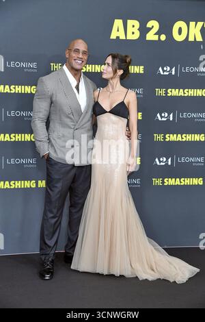 Dwayne Johnson und Emily Blunt BEI der Deutschlandpremiere von THE SMASHING MACHINE à Berlin AM 22.09.2025 *** Dwayne Johnson et Emily Blunt à la première allemande de LA SMASHING MACHINE à Berlin le 22 09 2025 Banque D'Images