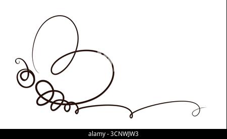 Le symbole d'une abeille stylisée volante. Illustration de Vecteur