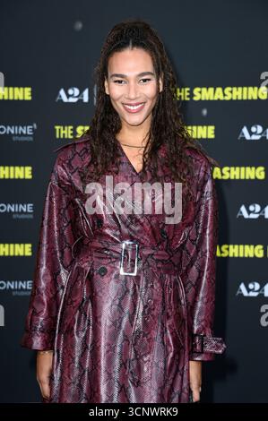Marie Mouroum BEI der Premiere des Kinofilms 'The Smashing machine' im Zoo Palast. Berlin, 22.09.2025 Banque D'Images