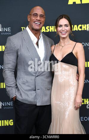 Dwayne Johnson und Emily Blunt BEI der Premiere des Kinofilms 'The Smashing machine' im Zoo Palast. Berlin, 22.09.2025 Banque D'Images