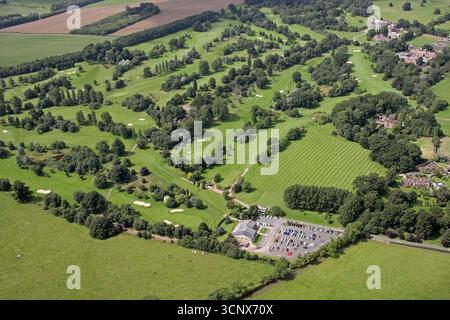 Vue aérienne du club de golf Ingestre Park Banque D'Images