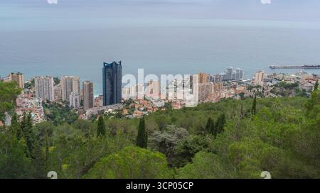 Principauté de Monaco vue surélevée Banque D'Images