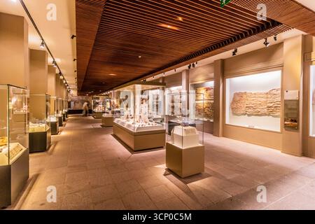 ANKARA, TURQUIE - 20 SEPTEMBRE 2022 : expositions du Musée des civilisations anatoliennes à Ankara, Turquie Banque D'Images