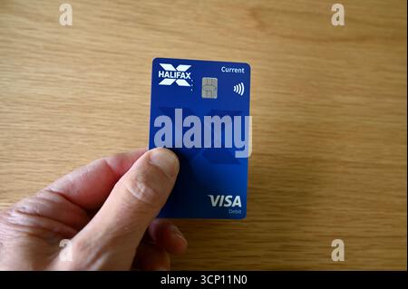 Carte de débit Visa Halifax Banque D'Images