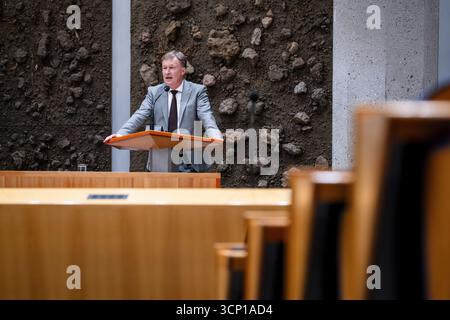 LA HAYE - Diederik van Dijk (SGP) lors d'un débat à la Chambre des représentants sur le paquet de mesures pour lutter contre l'antisémitisme. ANP LINA SELG netherlands Out - belgique Out Credit : ANP/Alamy Live News Banque D'Images