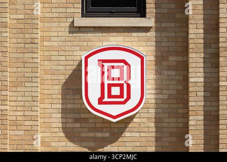 Bradley University est une université privée de Peoria, il qui a été fondée en 1897. Banque D'Images